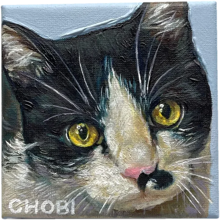 チョビ(Chobi)/油彩・キャンバス